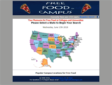 Tablet Screenshot of freefoodcampus.com